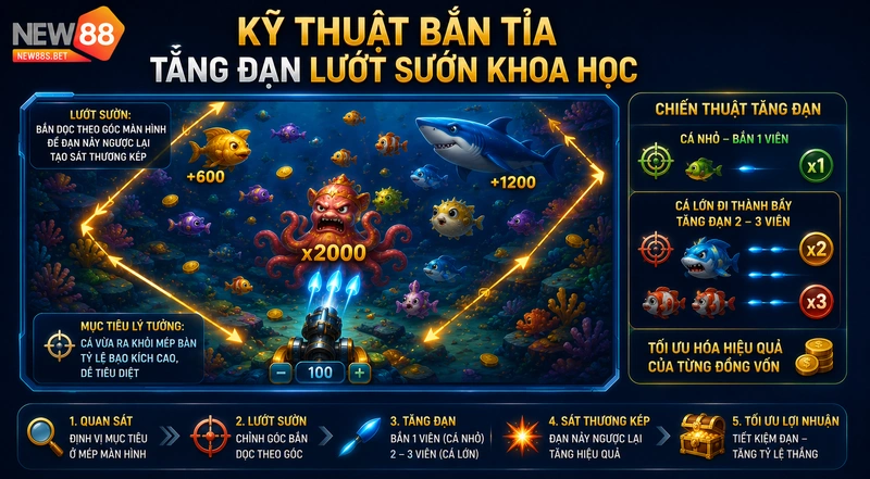 Kỹ thuật bắn tỉa tăng đạn lướt sườn khoa học