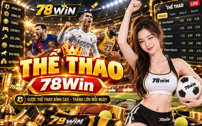 Thể Thao 78Win: Cược Nhanh Tỷ Lệ Cực Cao, Nhận Nạp 100%